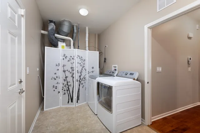 a view of kitchen and utility room