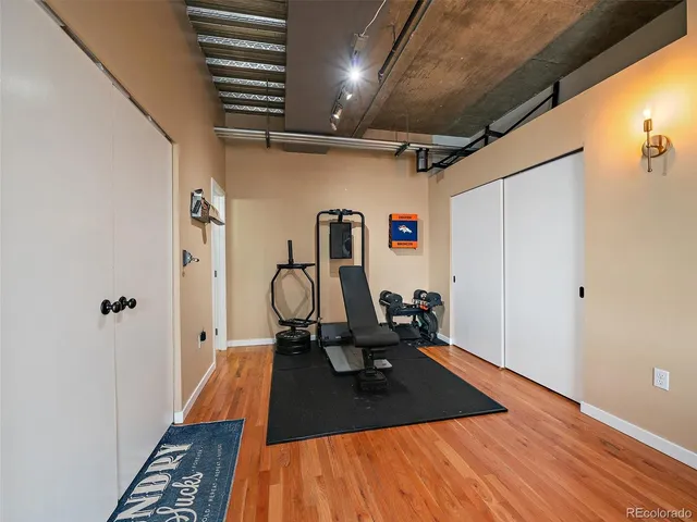 a table and chairs in a room