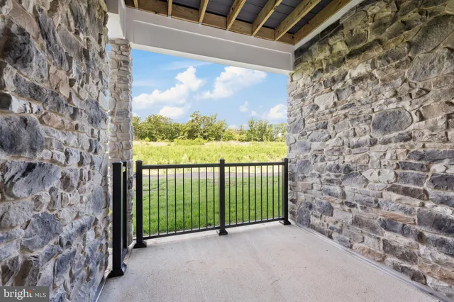 a view of a garden from a windows