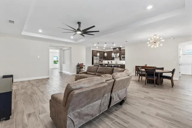 a view of a workspace with furniture