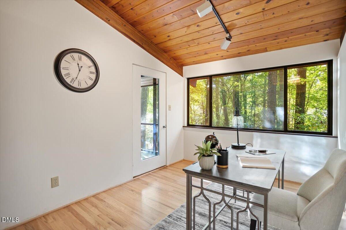 2903 Montgomery Street Durham, NC 27705 - Photo 20 of 37 a view of a room with a large window wooden floor