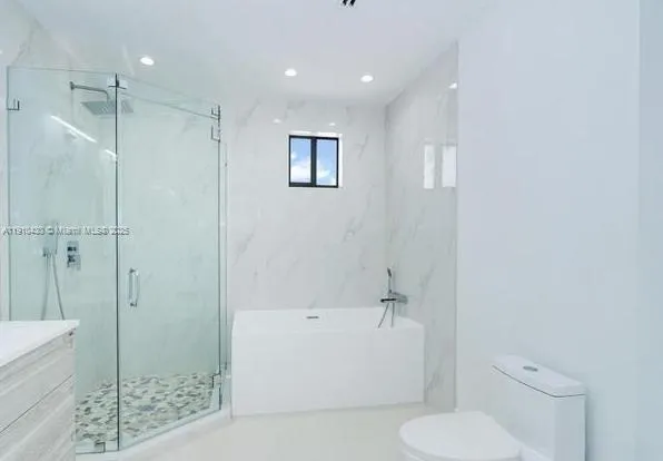 a view of a small space with a window