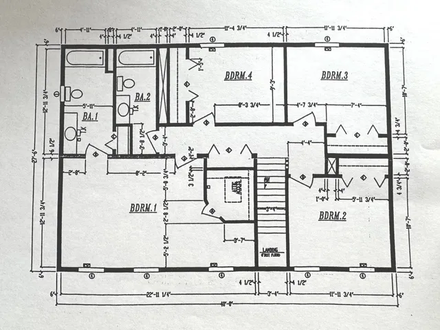 a picture of a bathroom with a sink and a mirror