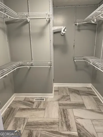 a view of a walk in closet