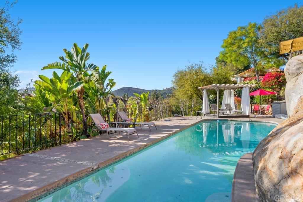 1131 Rainbow Valley Boulevard Fallbrook, CA 92028 - Photo 3 of 73 a view of a house with pool and sitting area