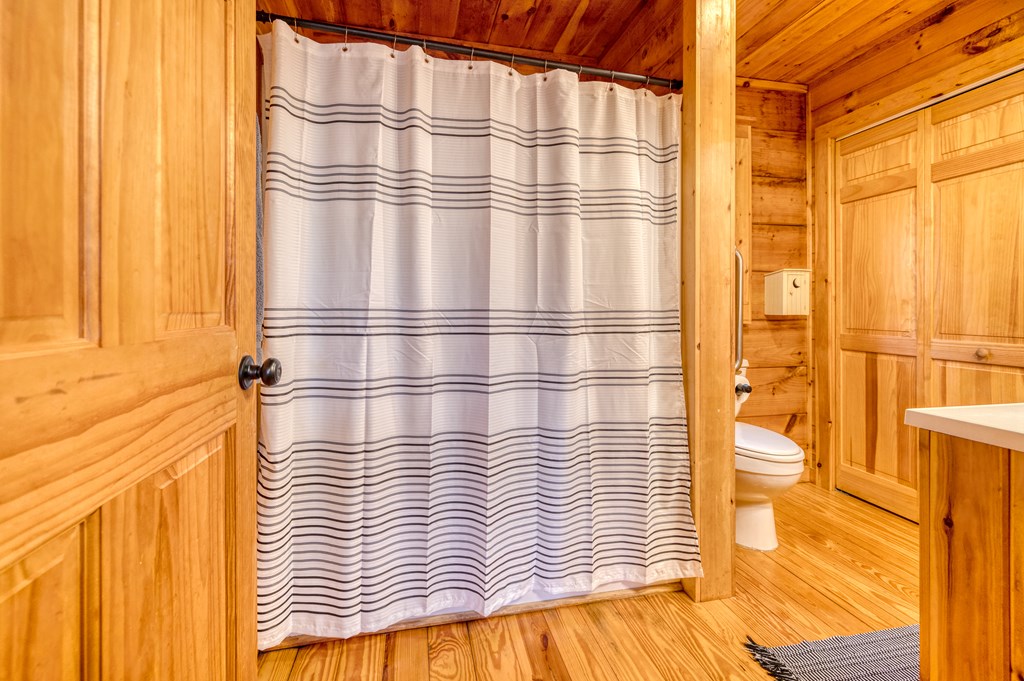 31 The Kings Court Cherry Log, GA 30522 - Photo 18 of 50 a bathroom with a shower and a window