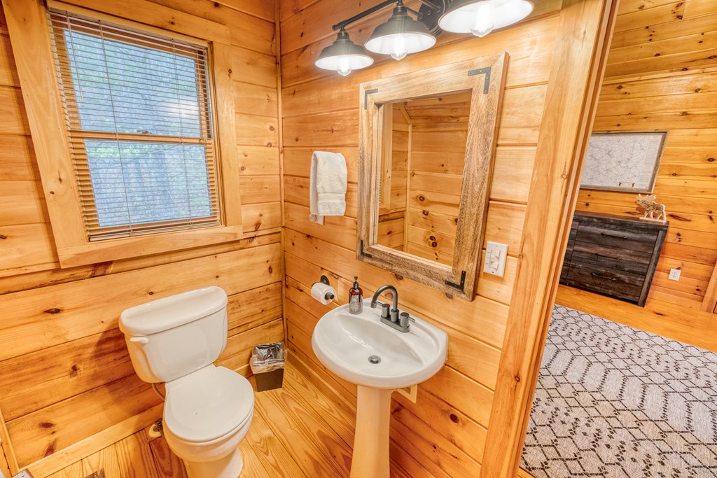 31 The Kings Court Cherry Log, GA 30522 - Photo 28 of 50 a bathroom with a sink and a mirror