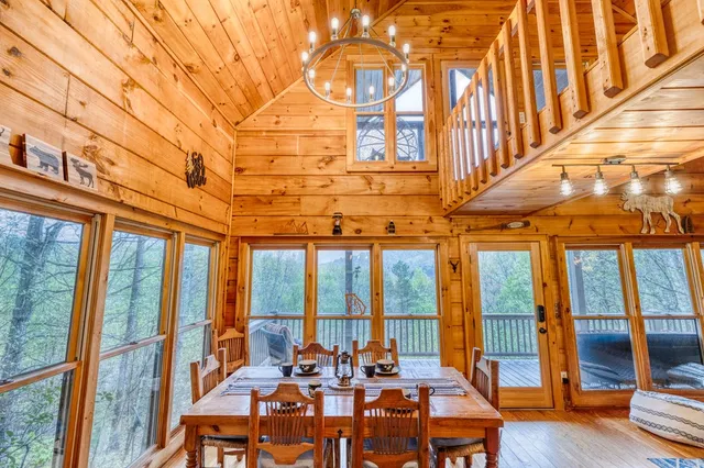 a view of wooden floor