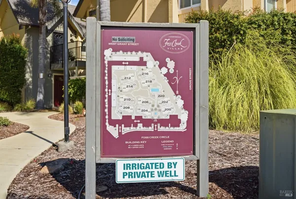 a sign on the side of a building