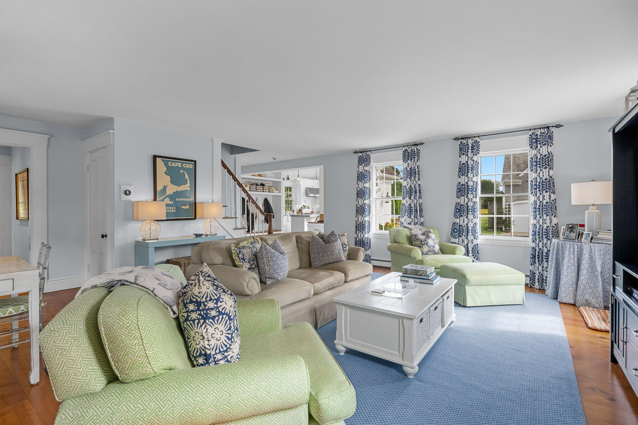 85 Cedar Street Chatham, MA 02633 - Photo 11 of 89 a living room with furniture and a large window