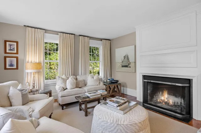 a very nice looking room with a large window