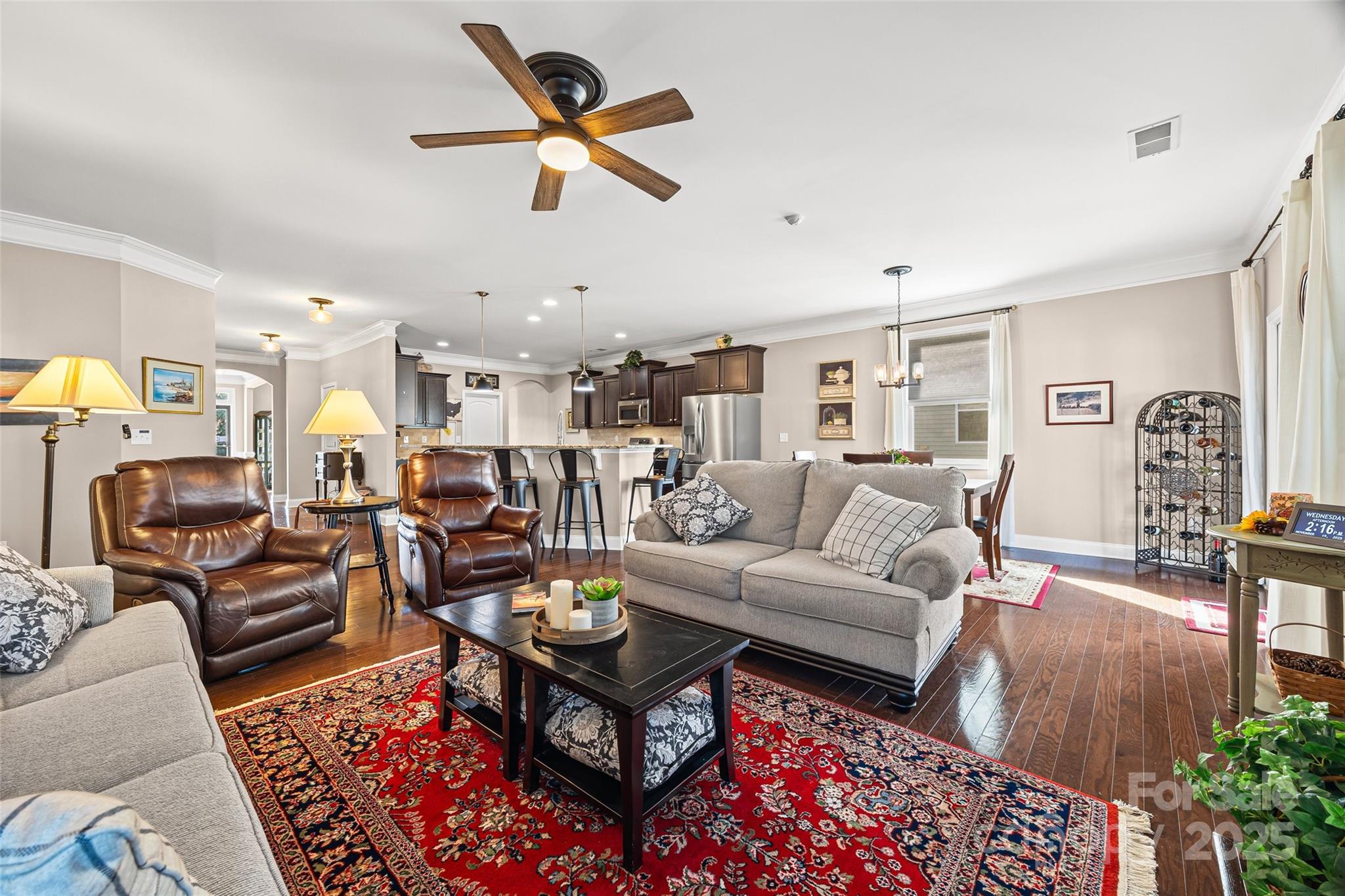 1141 Black Walnut Road Clover, SC 29710 - Photo 14 of 38 a living room with furniture kitchen view and a window