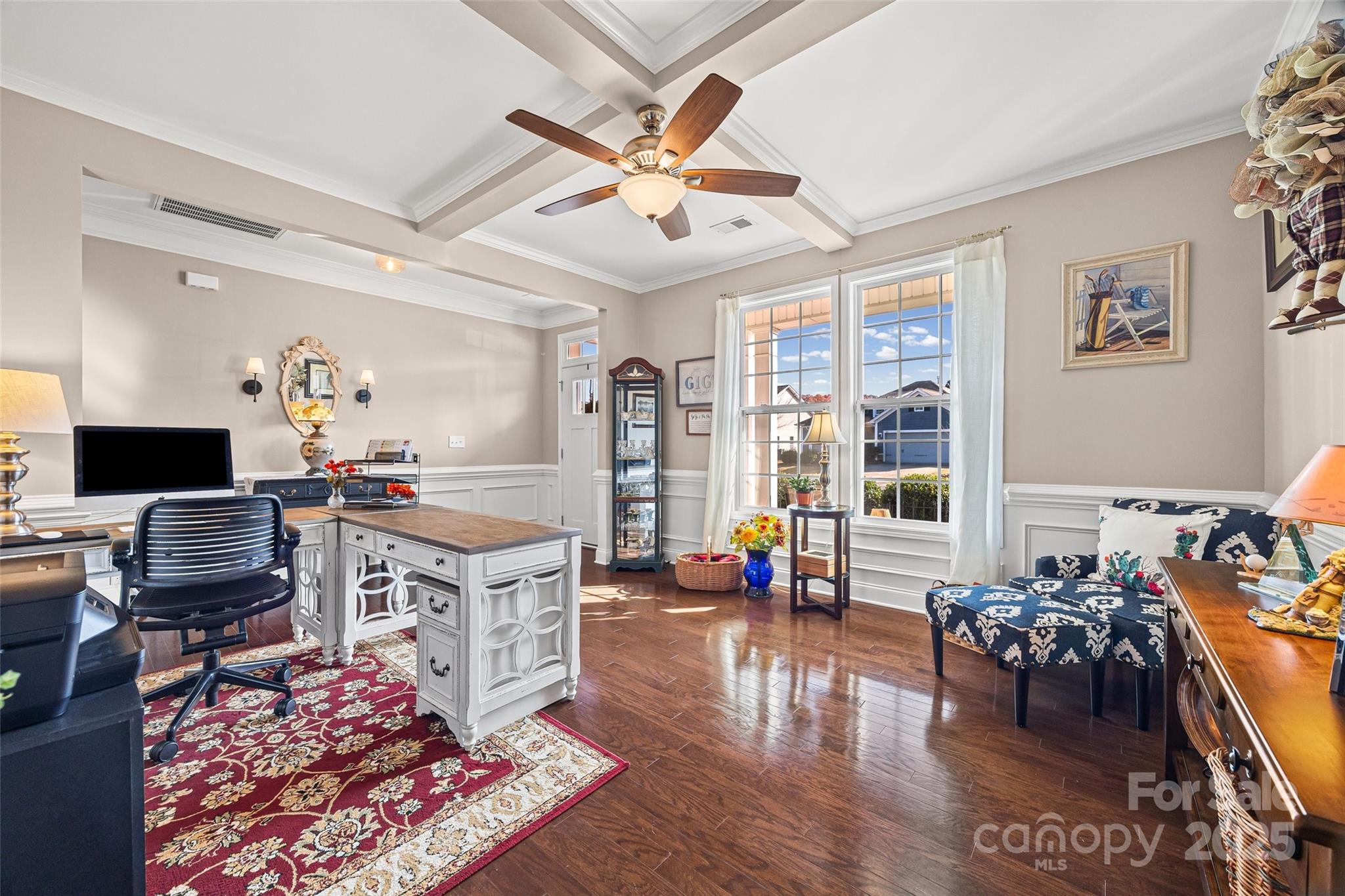 1141 Black Walnut Road Clover, SC 29710 - Photo 5 of 38 a living room with fireplace furniture and a flat screen tv