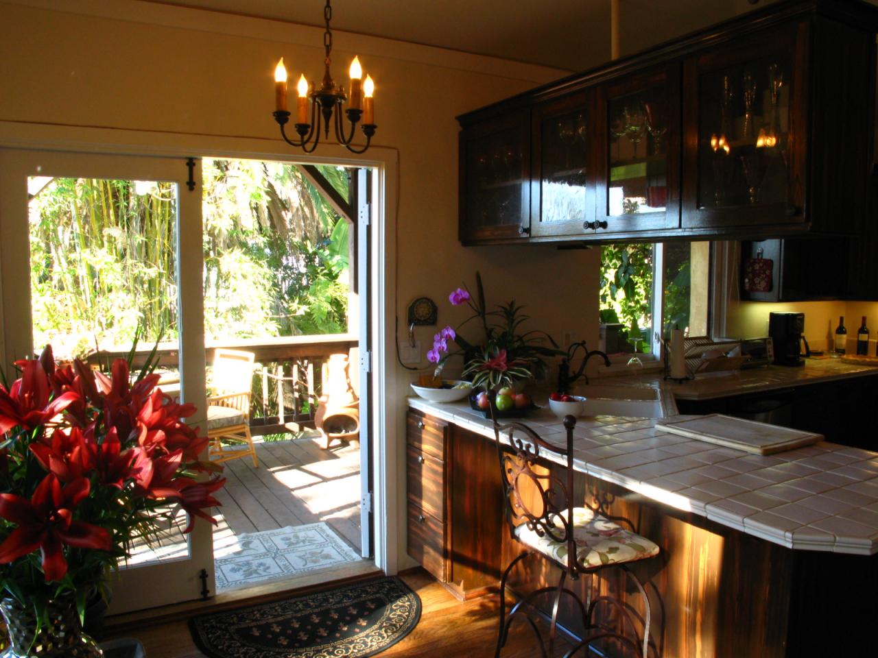 1423 Alta Vista Road Santa Barbara, CA 93103 - Photo 7 of 17 a kitchen with lots of counter top space and dining table
