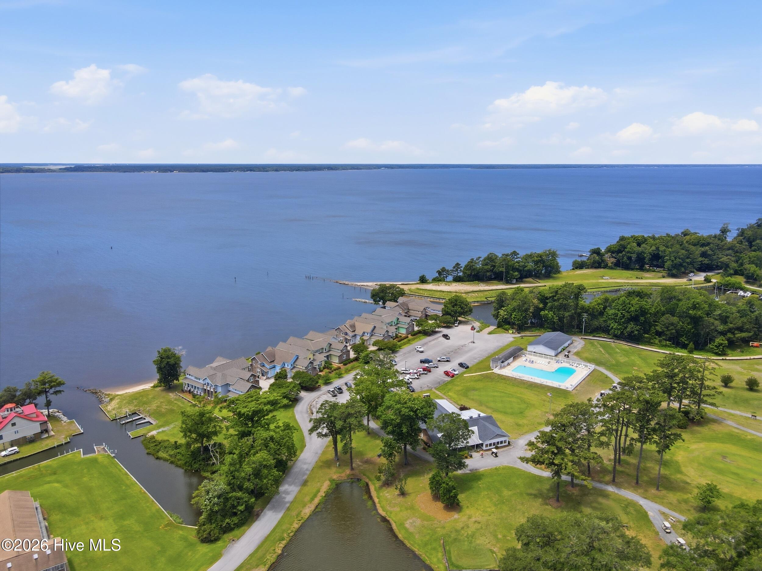 1129 Bennett Road, Unit 1B Minnesott Beach, NC 28510 - Photo 40 of 43 Aerial View