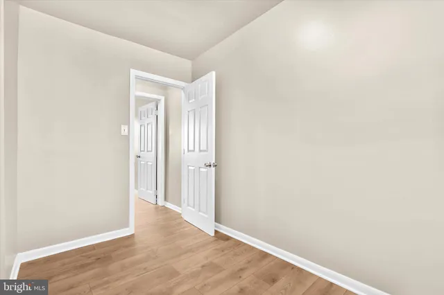 a view of an empty room