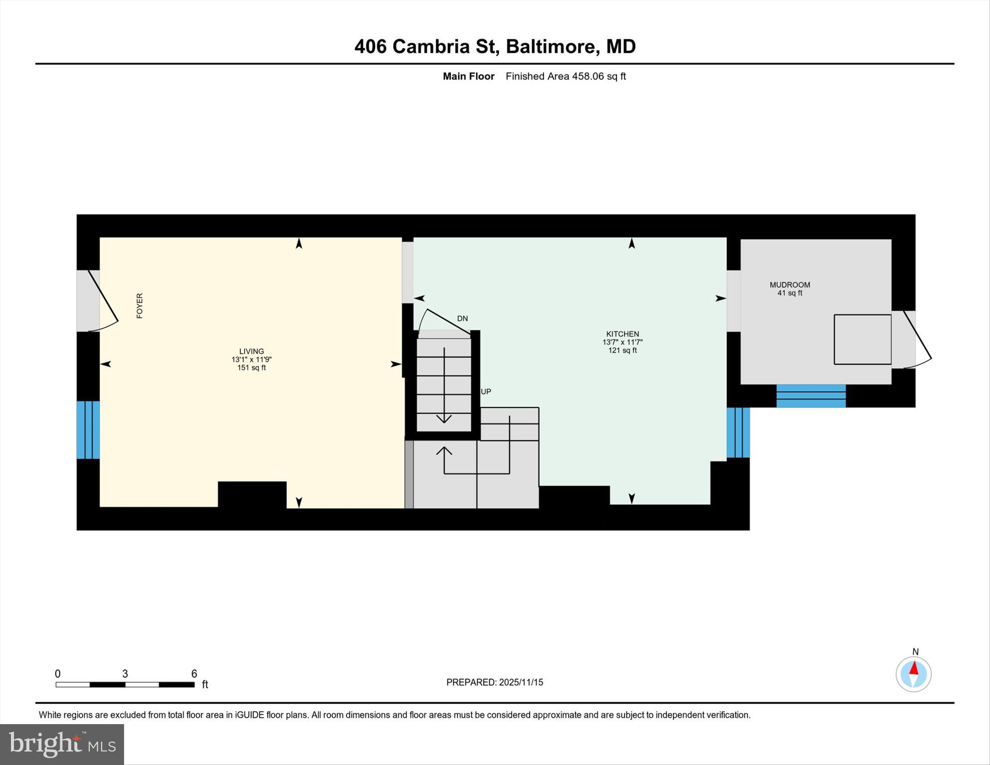406 Cambria Street Baltimore, MD 21225 - Photo 24 of 26 a picture of a floor plan