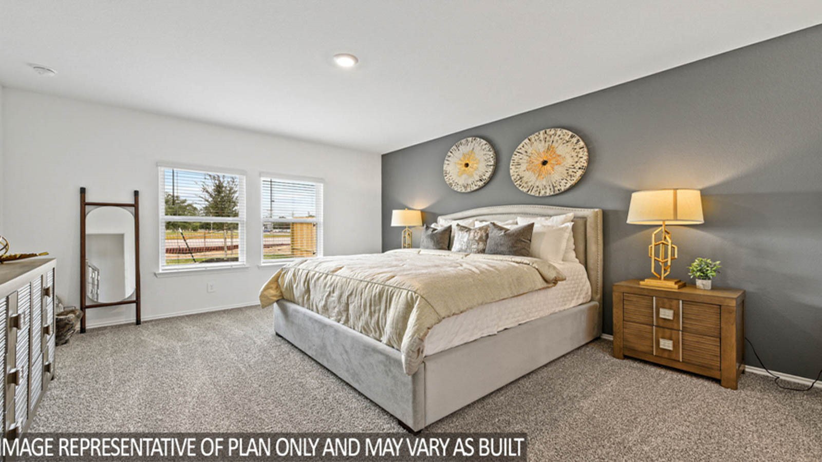 121 Rising Cedar Lane Hockley, TX 77447 - Photo 12 of 23 a bedroom with a bed and a window