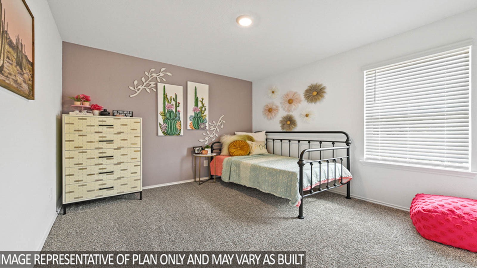 121 Rising Cedar Lane Hockley, TX 77447 - Photo 17 of 23 a bedroom with furniture and a window