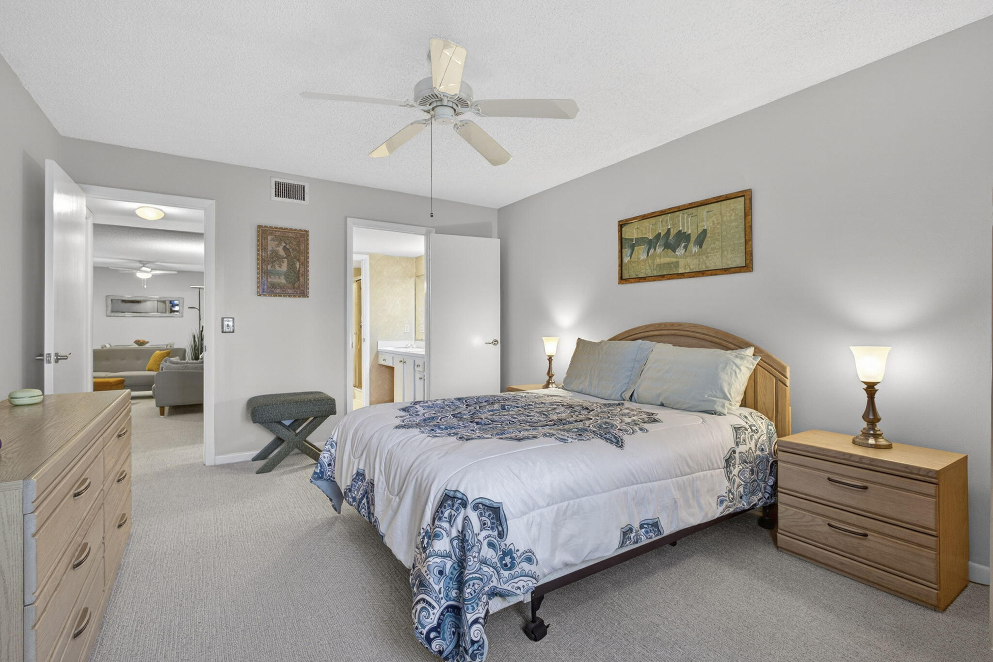 301 Pine Ridge Circle, Unit B2 Greenacres, FL 33463 - Photo 15 of 31 Primary Bedroom