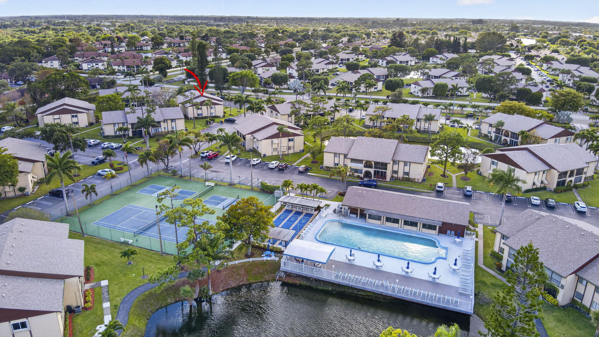 301 Pine Ridge Circle, Unit B2 Greenacres, FL 33463 - Photo 25 of 31 Aerial