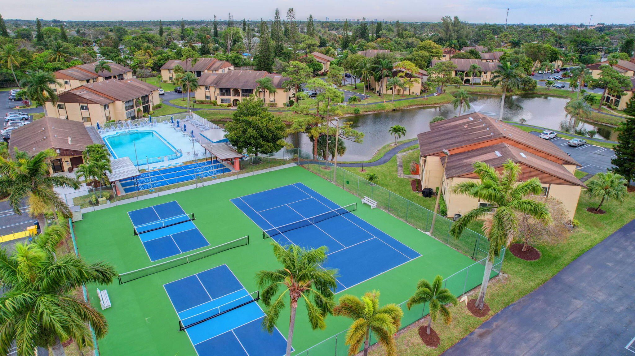 301 Pine Ridge Circle, Unit B2 Greenacres, FL 33463 - Photo 28 of 31 Pickleball / Tennis