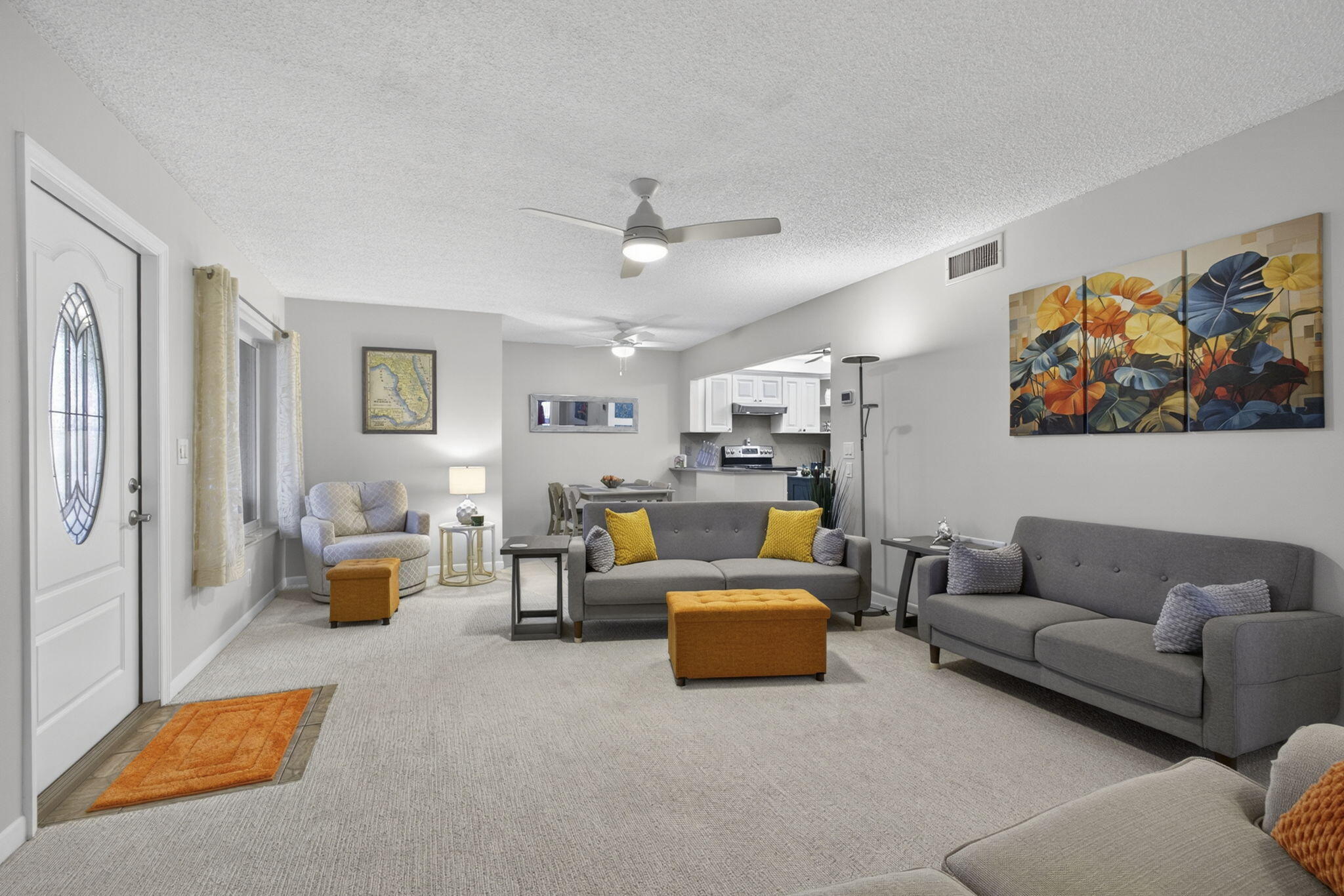 301 Pine Ridge Circle, Unit B2 Greenacres, FL 33463 - Photo 6 of 31 Living Room