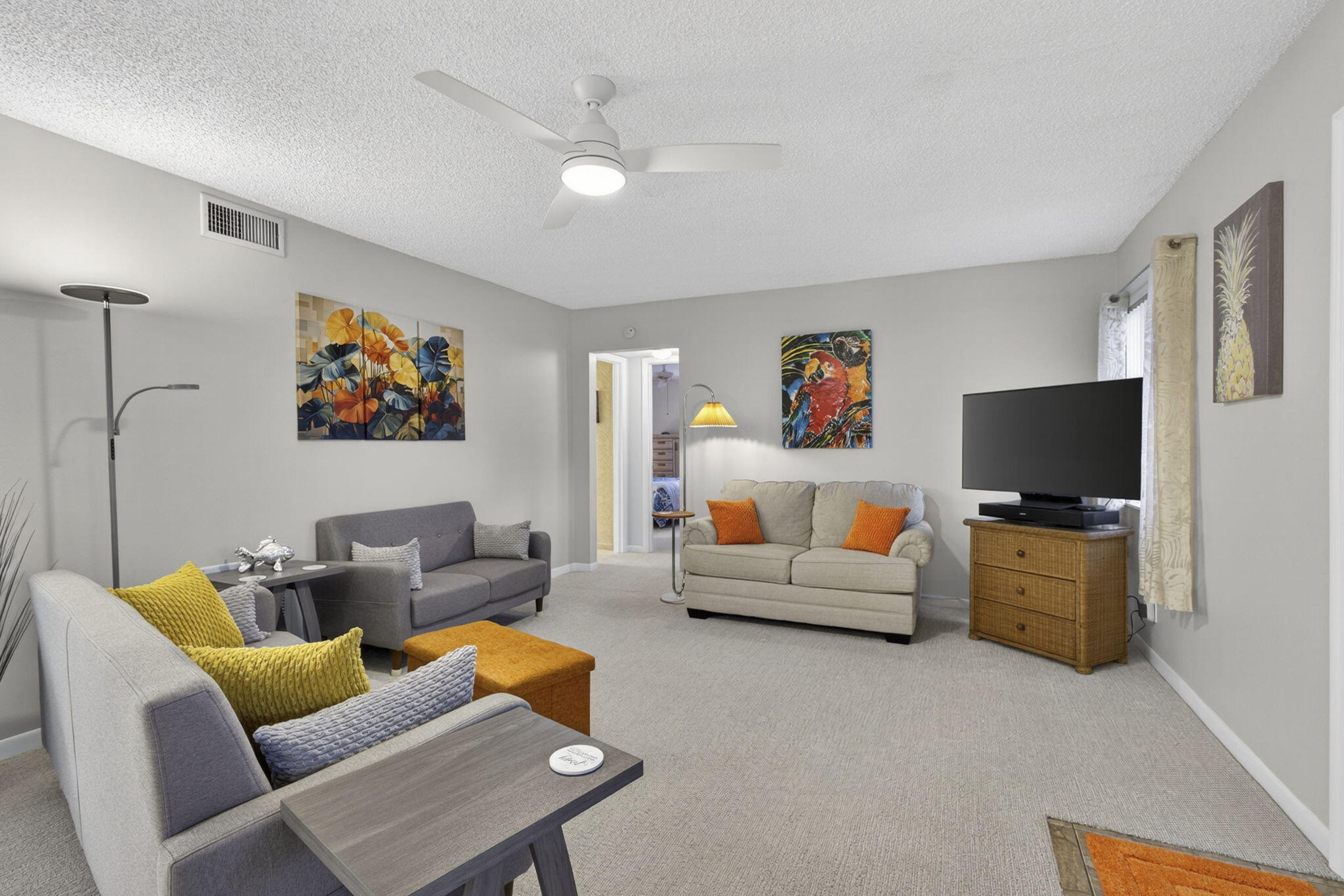 301 Pine Ridge Circle, Unit B2 Greenacres, FL 33463 - Photo 7 of 31 Living Room