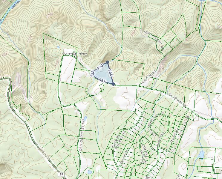 Old Grimsley Rd Road Grimsley, TN 38565 - Photo 14 of 21 Old grimsley Topo