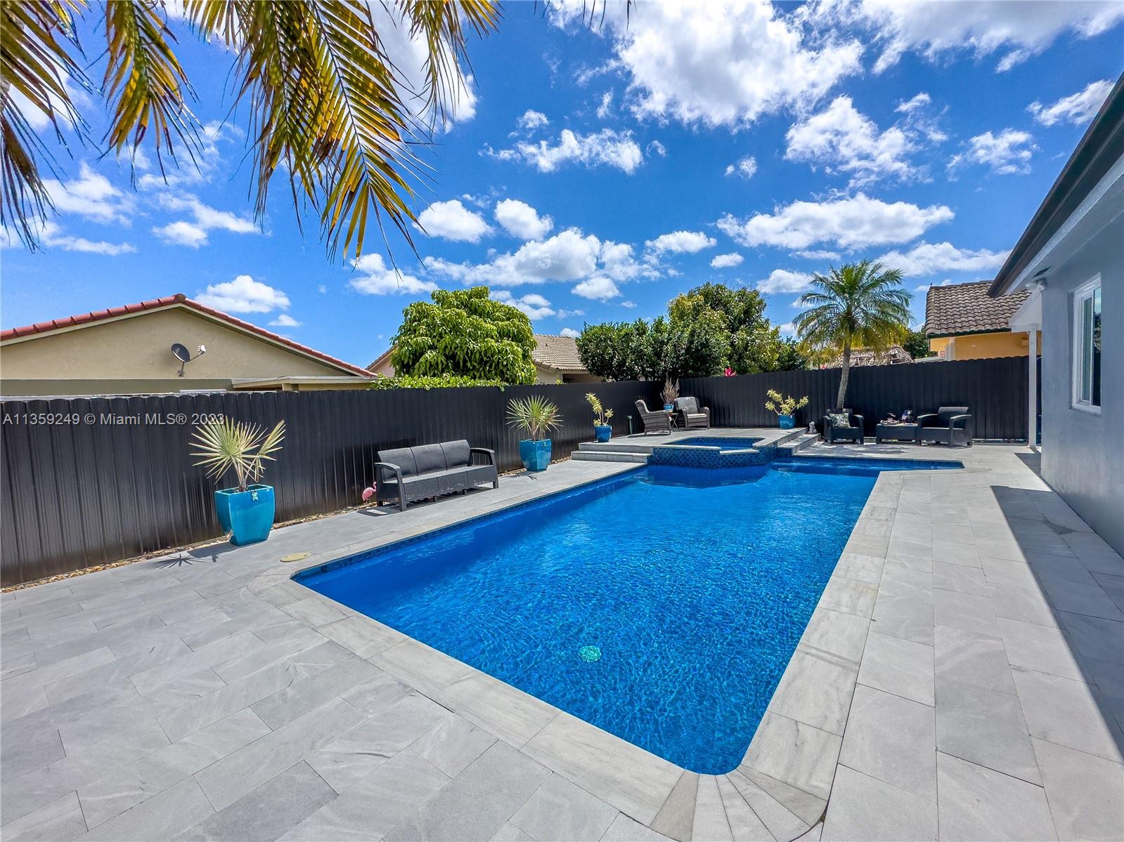 Kendale Lakes Miami, FL 33175 - Photo 37 of 39 a view of swimming pool with outdoor seating