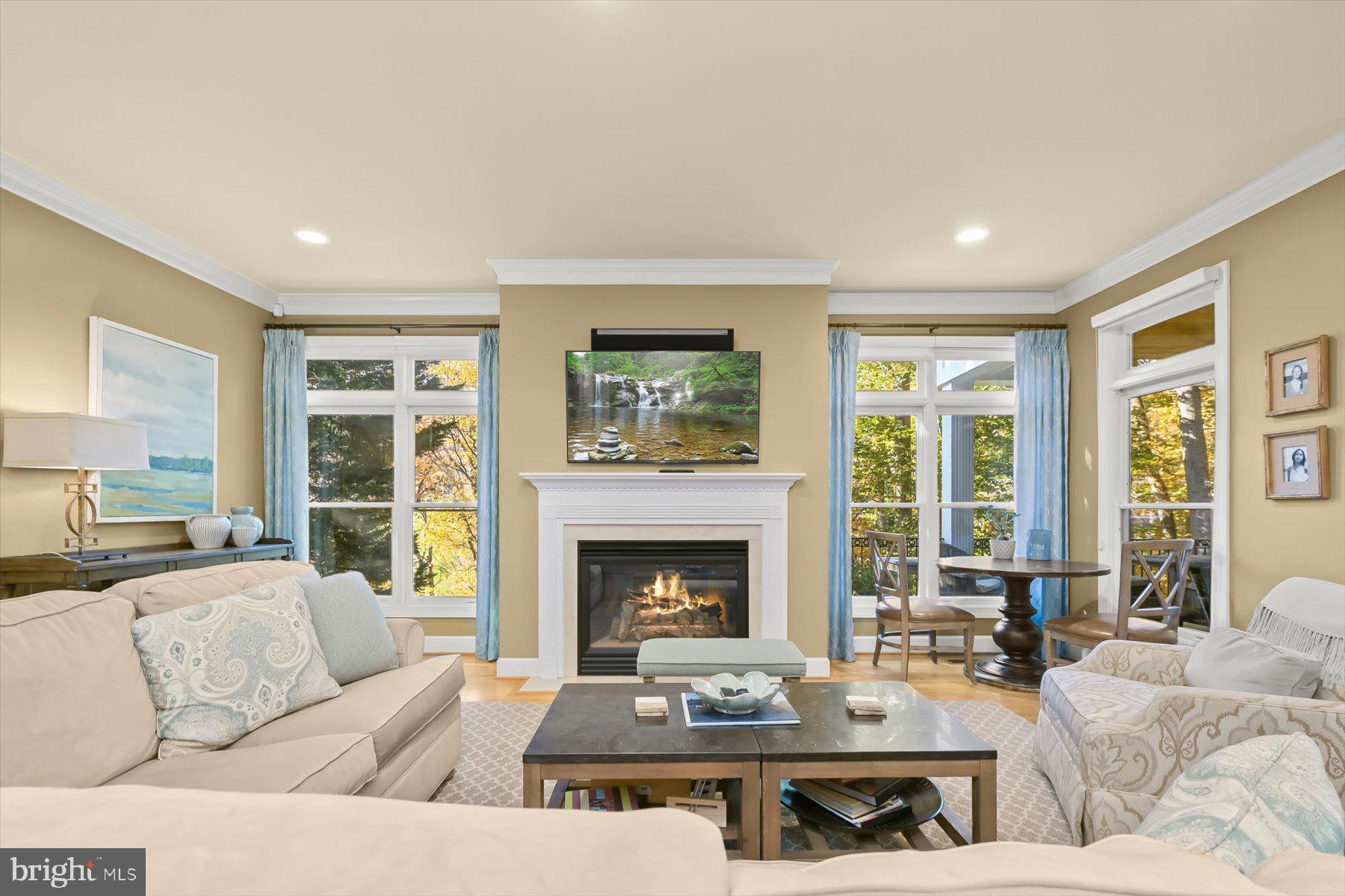 7828 Stable Way Potomac, MD 20854 - Photo 9 of 60 a living room with furniture fireplace and window