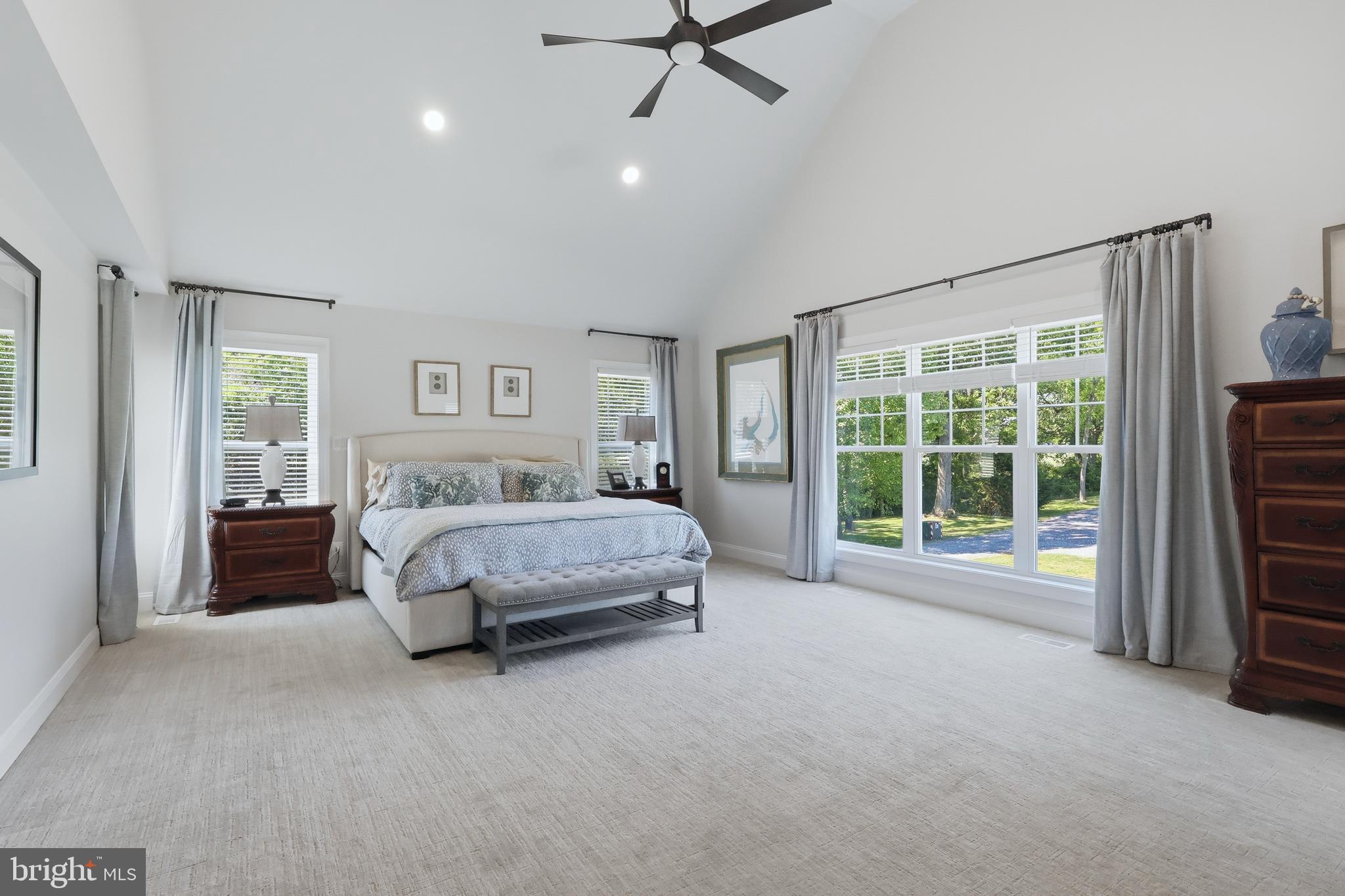 38980 Hodges Road Avenue, MD 20609 - Photo 55 of 98 1st Floor Primary suite with Cathedral ceilings