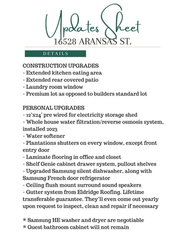 $405,000 | 16528 Aransas, Conroe, TX 77303