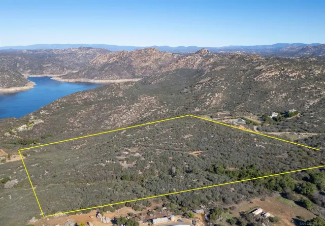 a view of city and mountain