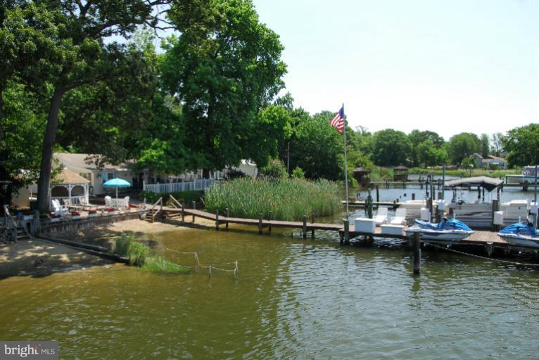 1414 Oak Bluff Road Edgewater, MD 21037 - Photo 20 of 21 a view of small lake with boats and trees in the background