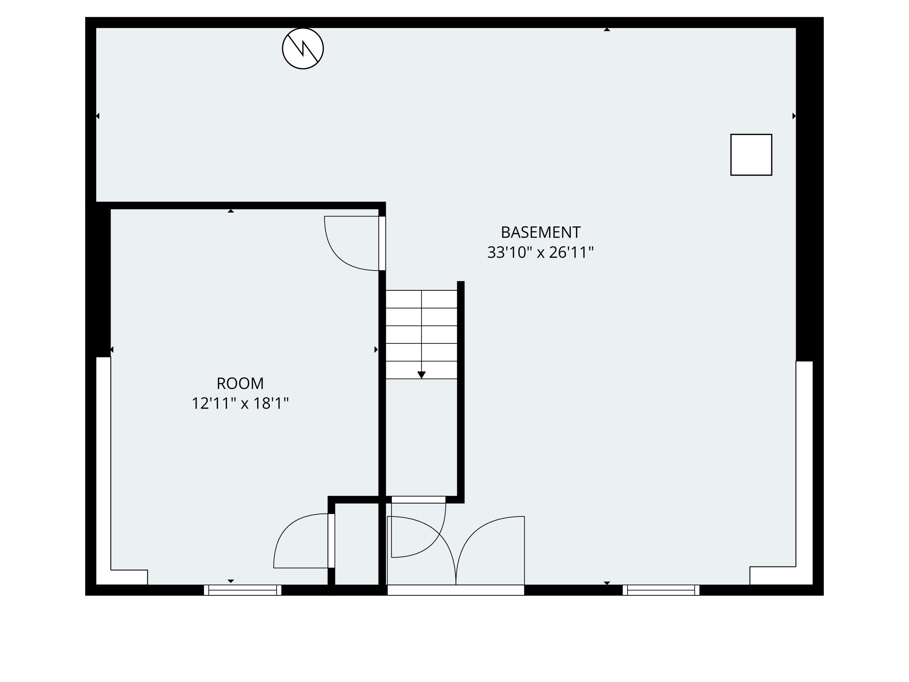 608 Waterford Road Norway, ME 04268 - Photo 46 of 47 Basement Floor Plan