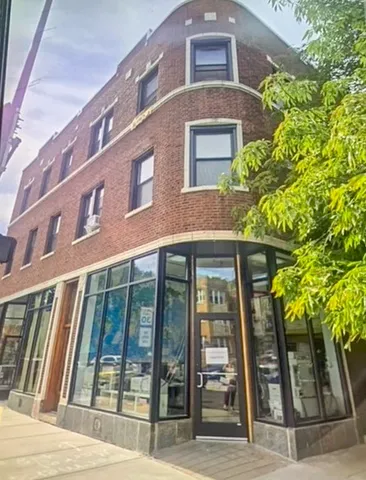 a front view of a building