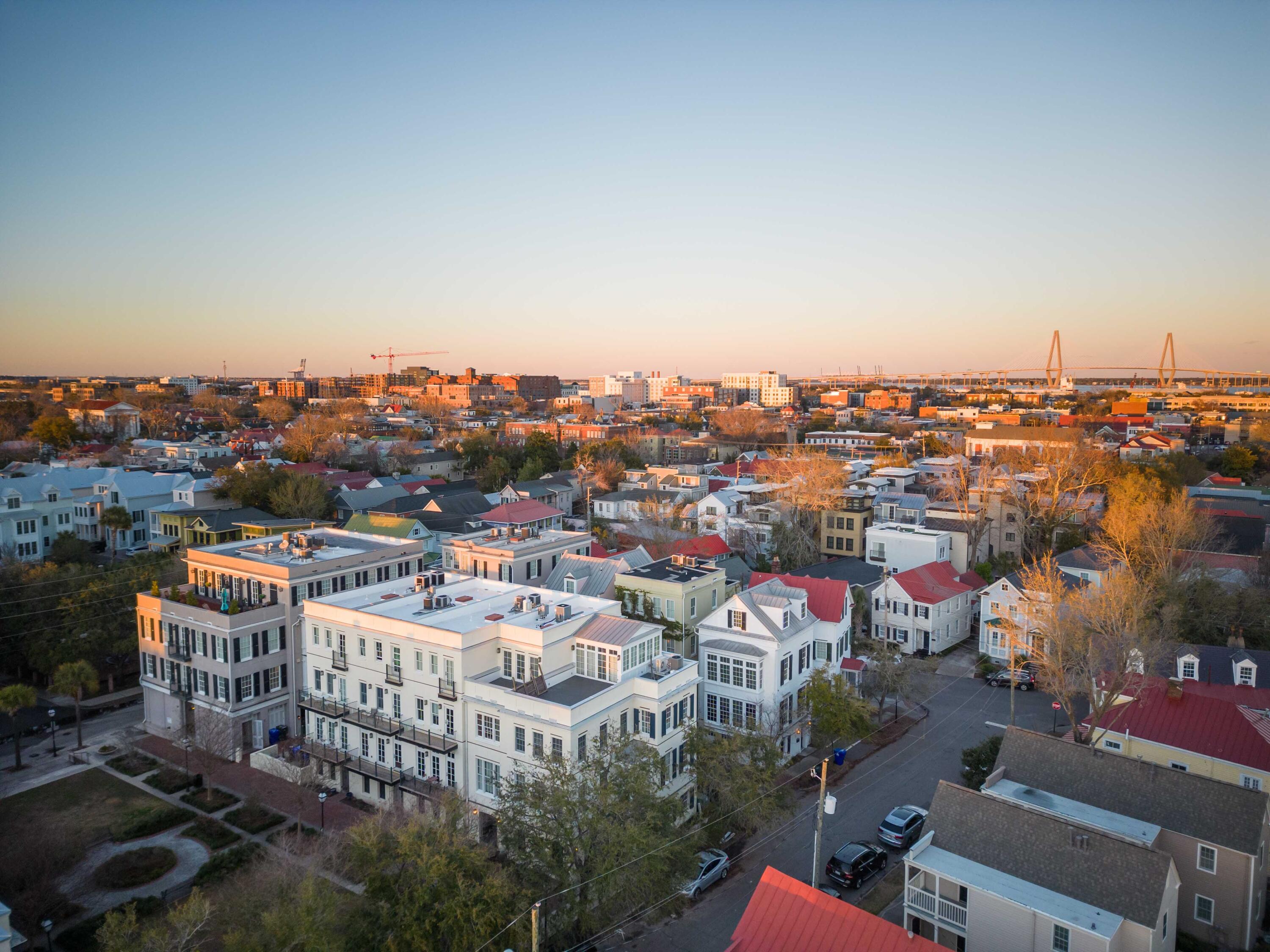 8 Marion Street Charleston, SC 29403 - Photo 13 of 61 The Square at dusk