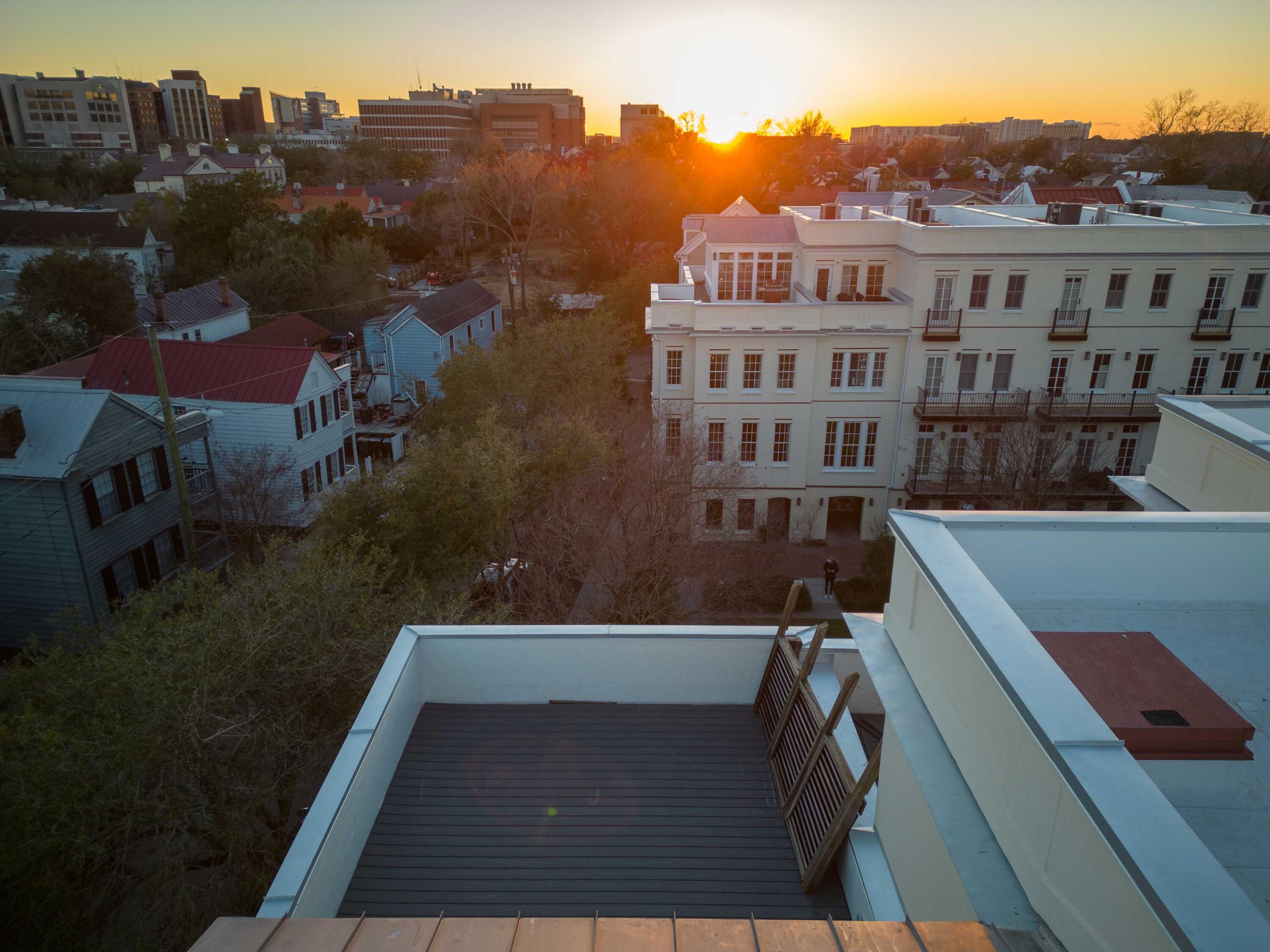 8 Marion Street Charleston, SC 29403 - Photo 30 of 61 View of the sunset from rooftop