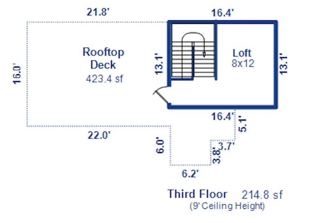8 Marion Street Charleston, SC 29403 - Photo 43 of 61 3RD floor + Rooftop