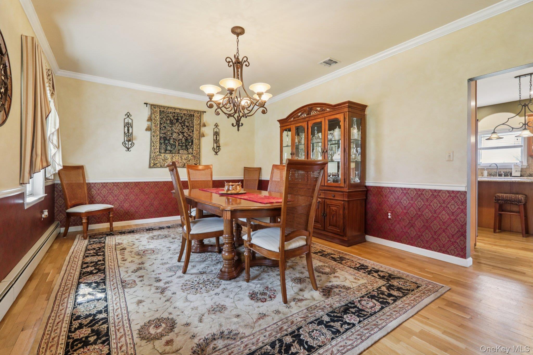 21 Bull Mine Road Chester, NY 10918 - Photo 7 of 48 Formal Dining Room with crown molding and chair rail.