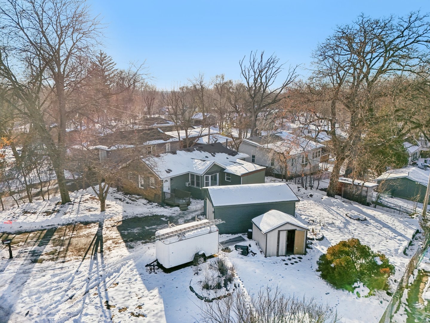 26814 North Genesee Street Wauconda, IL 60084 - Photo 31 of 34 a view of a house with backyard and sitting area