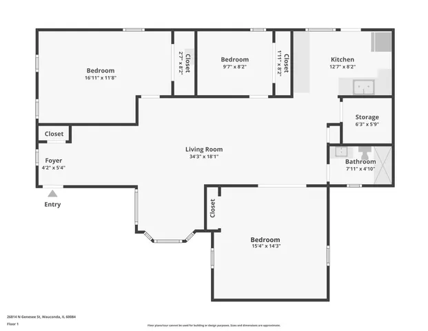 $275,000 | 26814 North Genesee Street, Wauconda, IL 60084