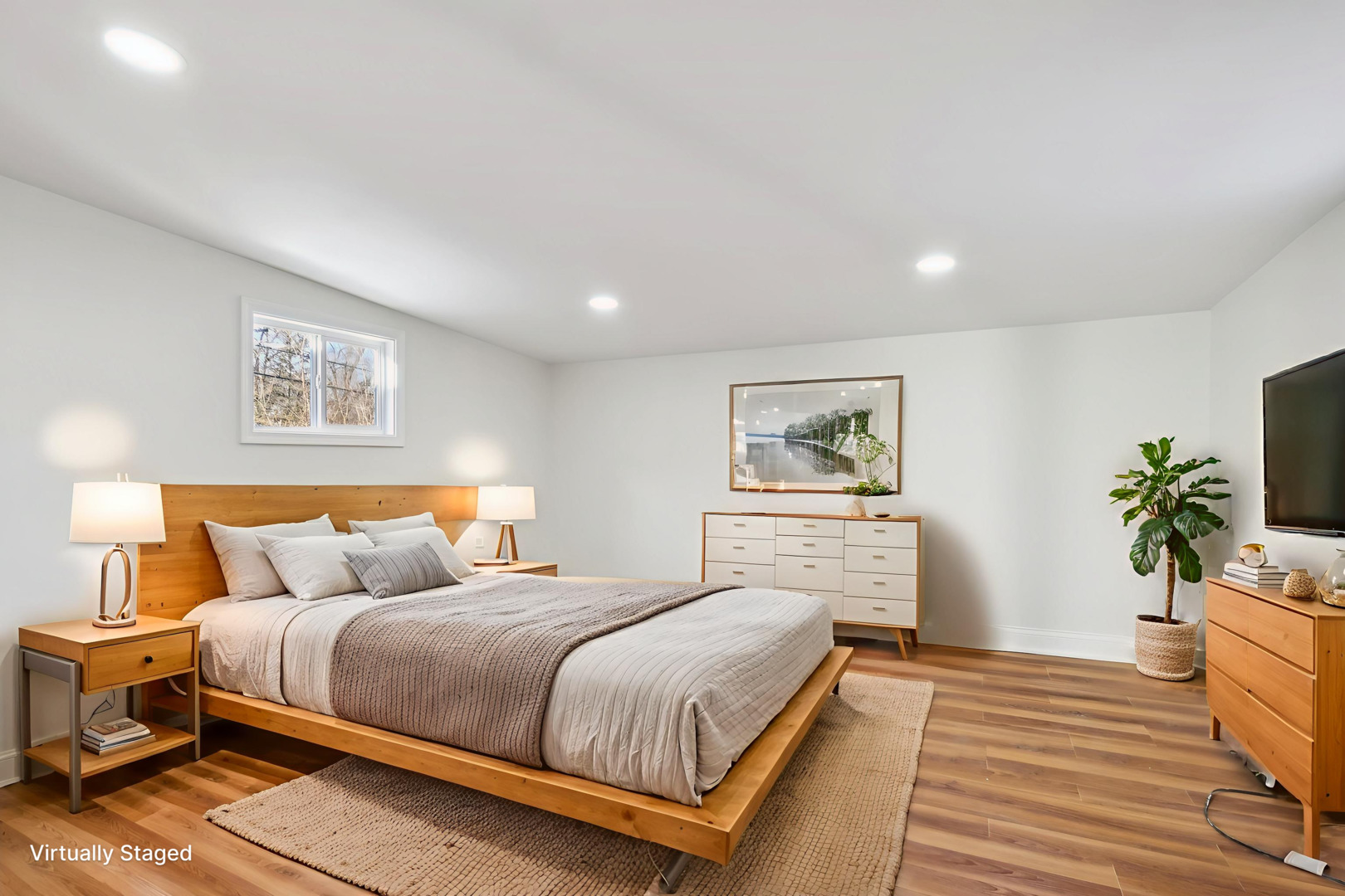 26814 North Genesee Street Wauconda, IL 60084 - Photo 5 of 34 a bedroom with a large bed and a couch