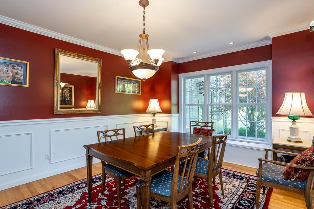 150 East Leverett Road Amherst, MA 01002 - Photo 20 of 42 a view of a dining room with furniture window and outside view