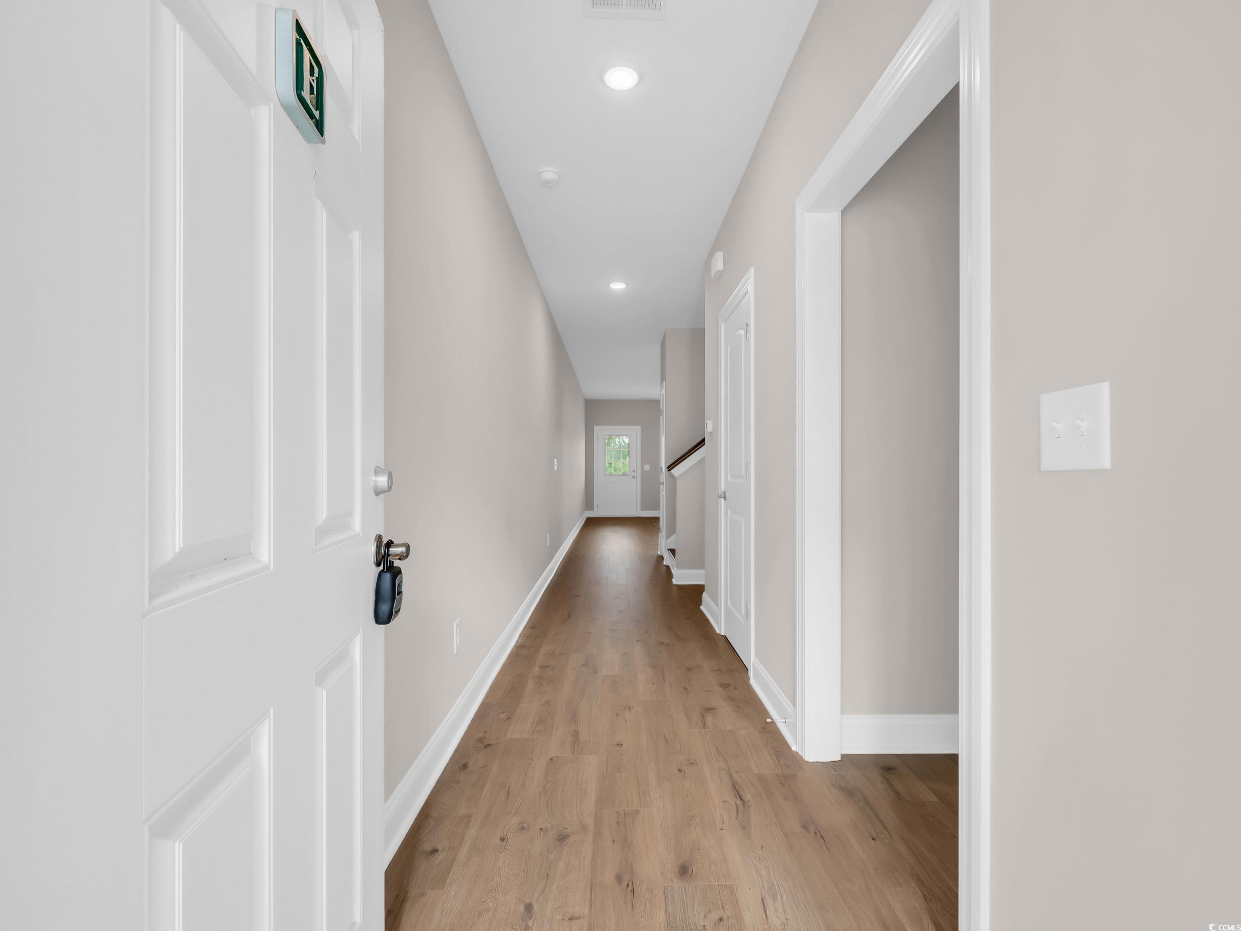 344 Kiskadee Loop Conway, SC 29526 - Photo 2 of 23 Corridor featuring recessed lighting and light wood-style floors