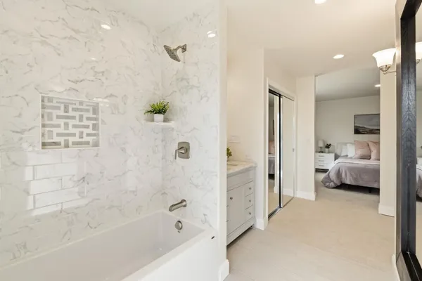 a view of a lots of trees and bushes