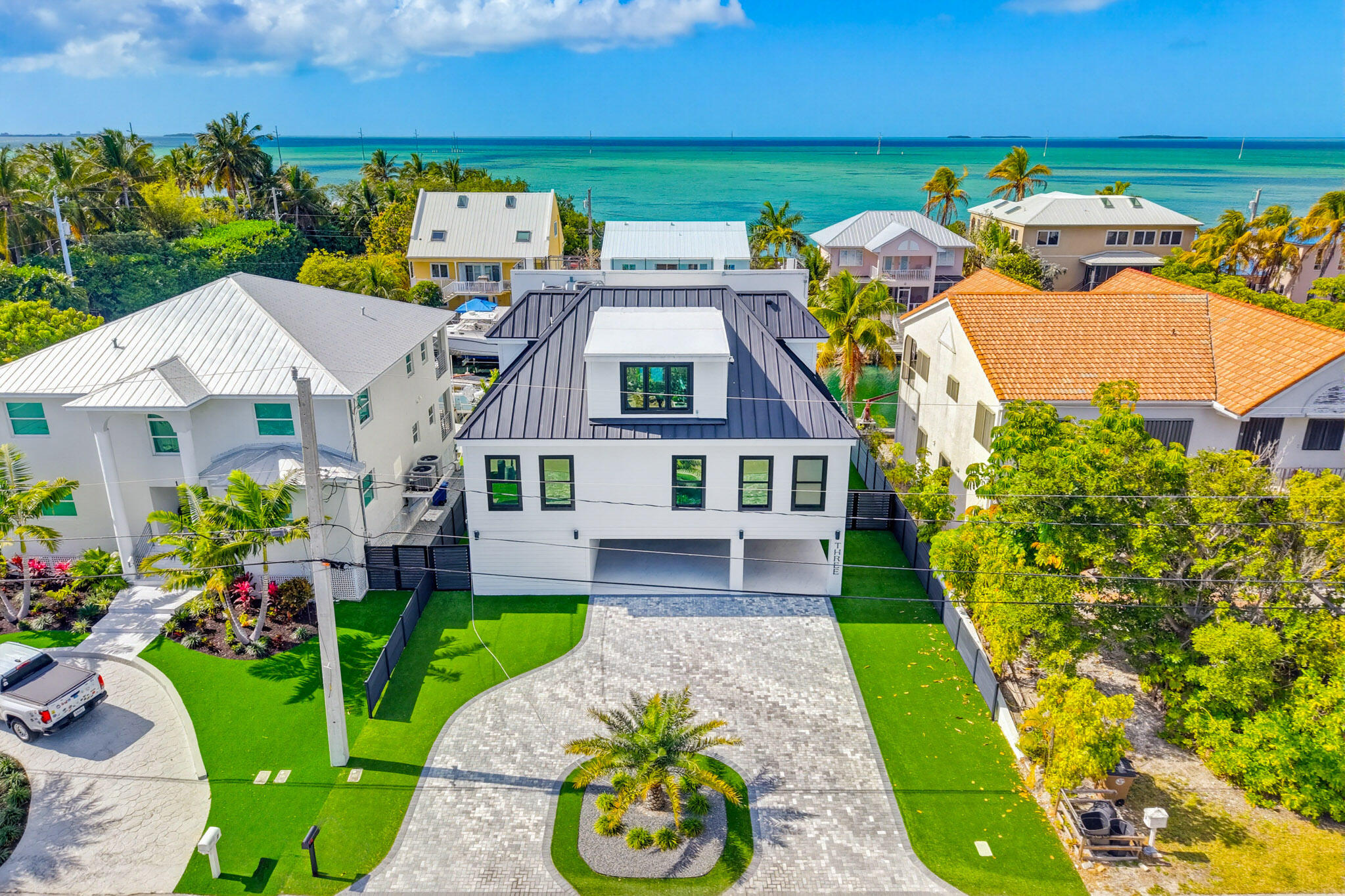 3 Evergreen Avenue Key Haven, FL 33040 - Photo 64 of 75 an aerial view of a house with a garden
