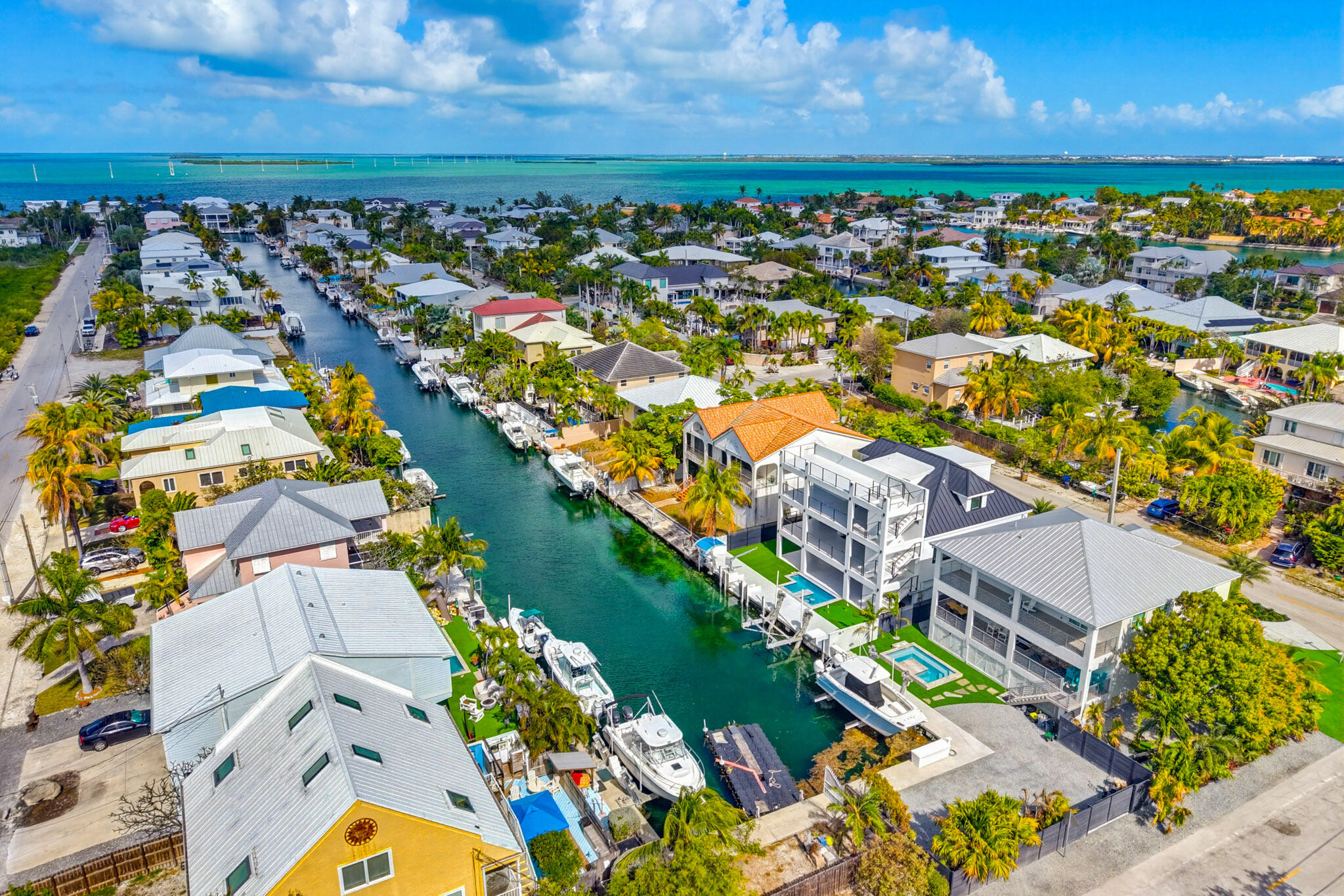 3 Evergreen Avenue Key Haven, FL 33040 - Photo 67 of 75 an aerial view of residential houses with outdoor space