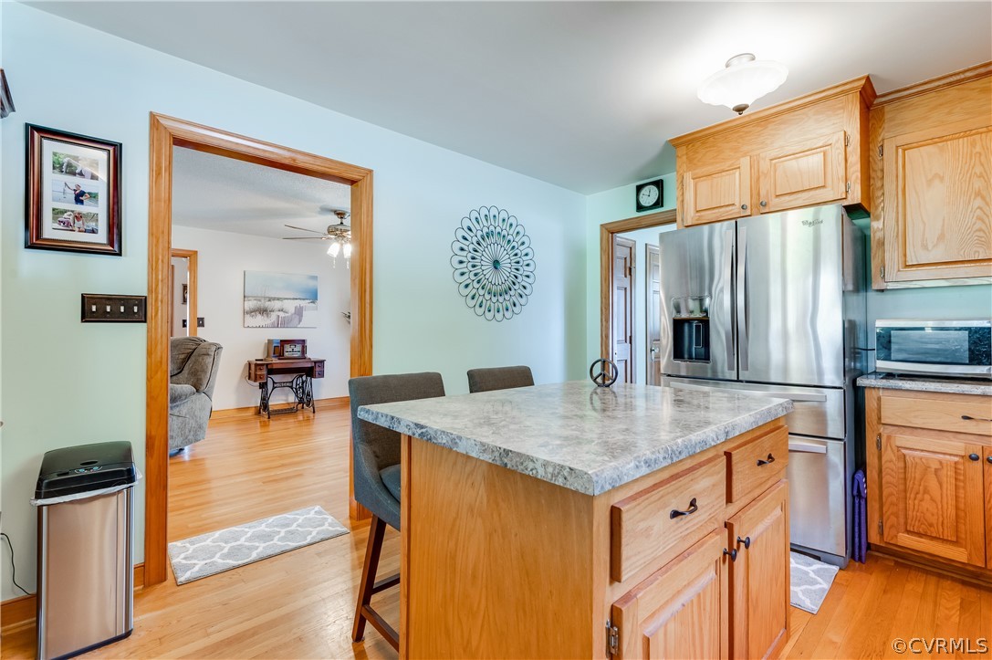19070 Halifax Road Carson, VA 23830 - Photo 15 of 43 a view of a kitchen counter space and wooden floor
